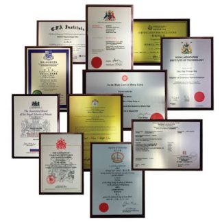 金屬證書 | Metal Certificate | 醫生證書 | 畢業証書 | 診所証書 | 專業資格證書